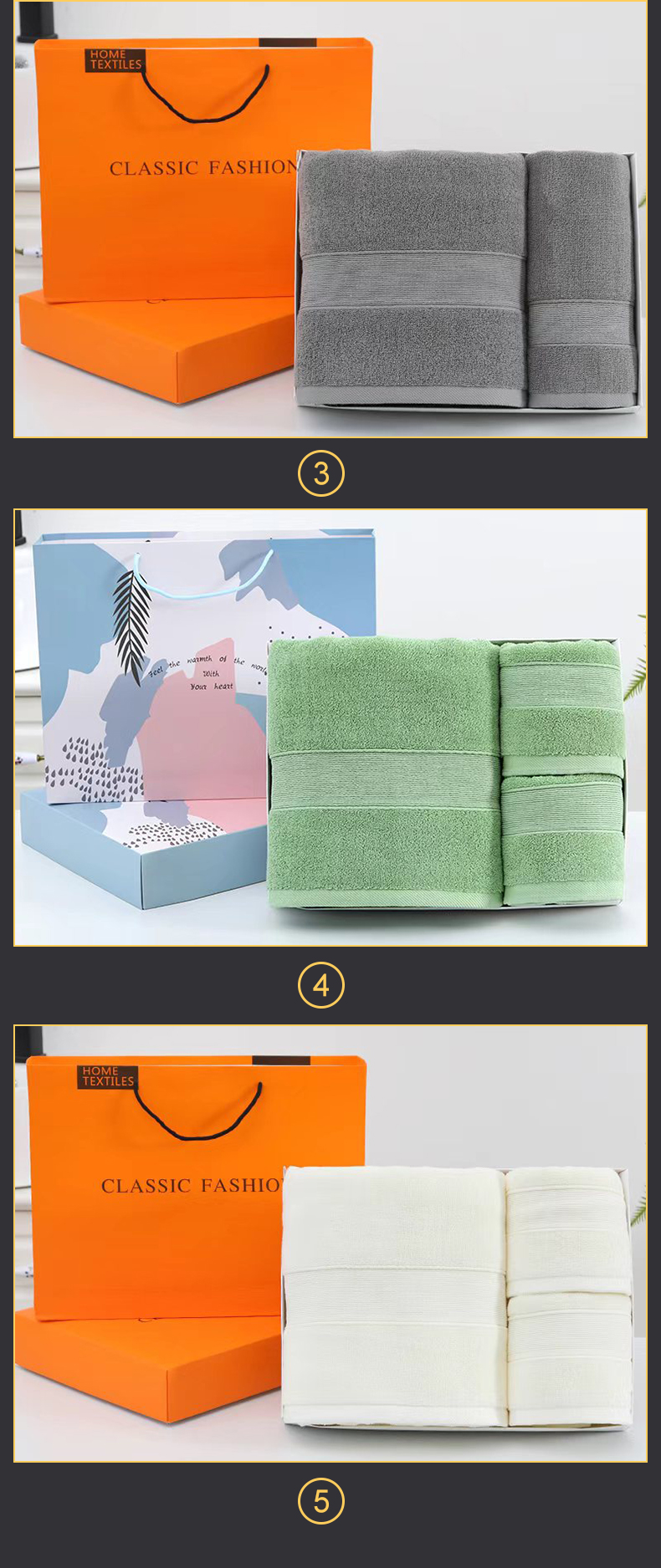 100% Cotton Terry Luxury Bath Towel Sets (6) 100% Cotton Terry Luxury Bath Towel Sets (6)