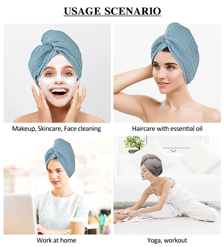 Waffle Thick Hair Towel (6) Waffle Thick Hair Towel (6)