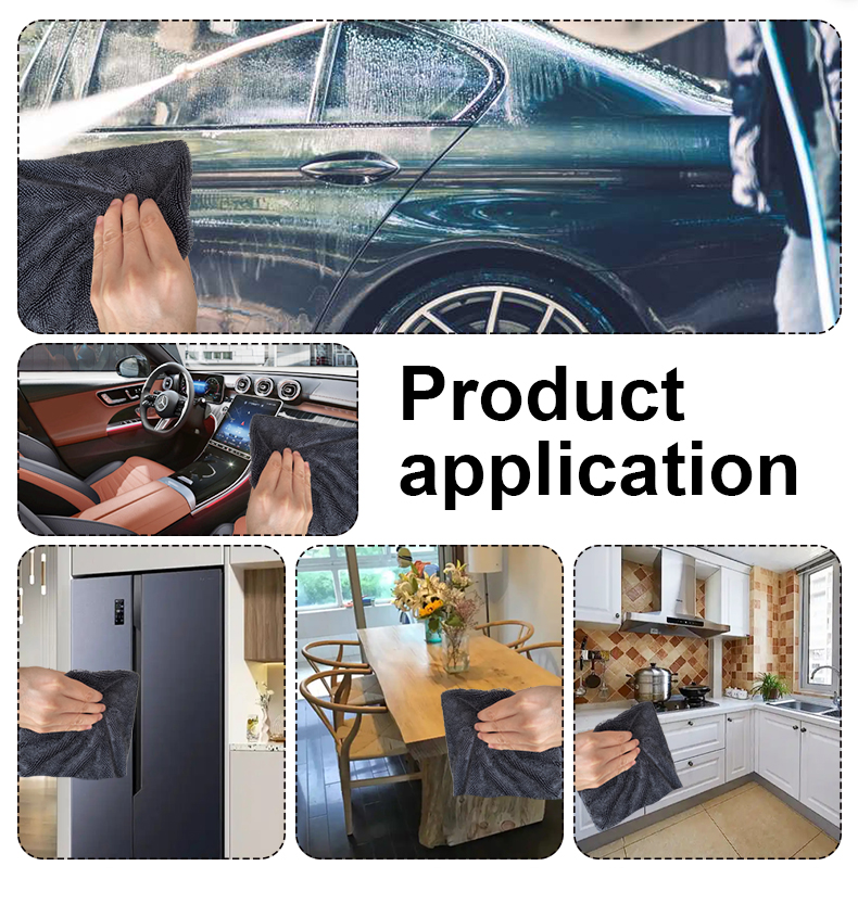 Highly Absorbent Microfiber Car Wash Towel (9) Highly Absorbent Microfiber Car Wash Towel (9)