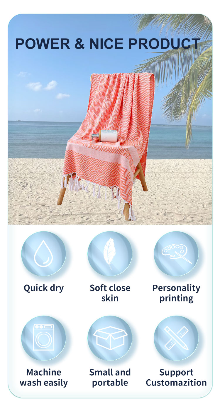 Cotton Turkish Beach Towel Cotton Turkish Beach Towel