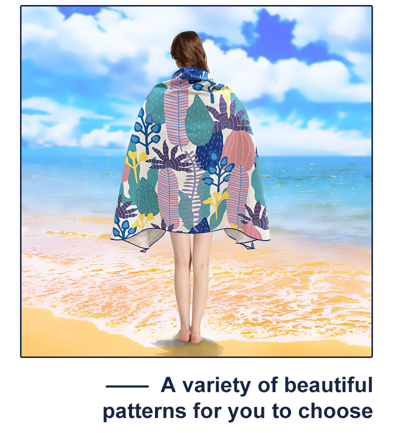 Microfiber Recycled Polyester Antimicrobial Beach Towel Microfiber Recycled Polyester Antimicrobial Beach Towel