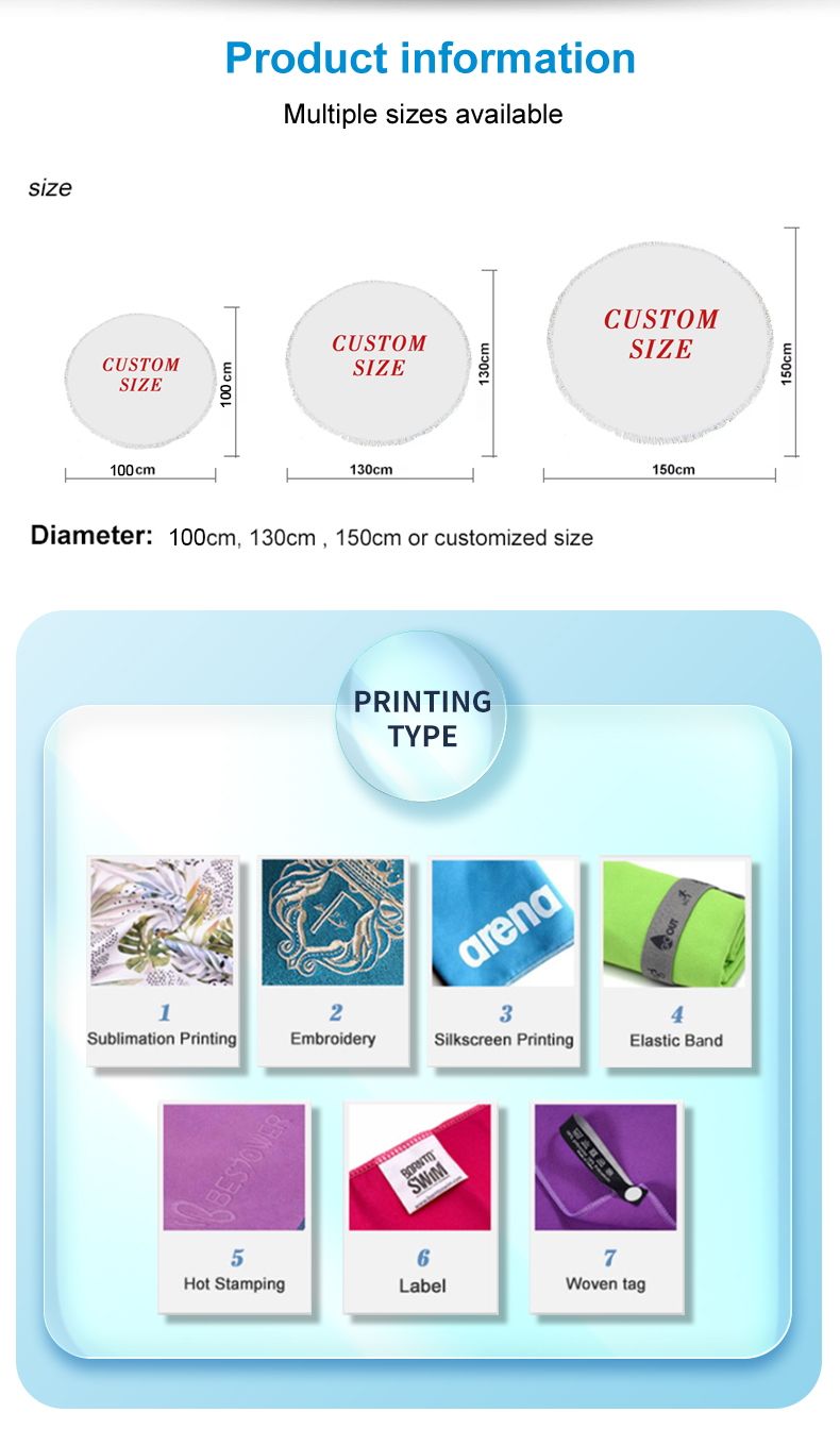 Round Beach Towel (2) Round Beach Towel (2)