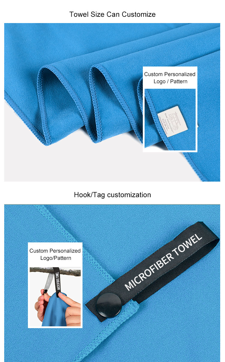 Two-Sided Plush Solid Color Sport Towel Two-Sided Plush Solid Color Sport Towel