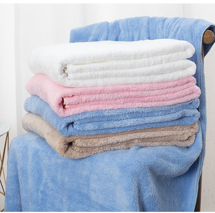 High-quality Coral Fleece Bath Towel High-quality Coral Fleece Bath Towel (2)