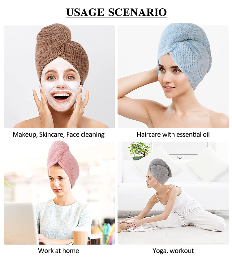 Pink Thick Pineapple Hair Towel (6) Pink Thick Pineapple Hair Towel (6)