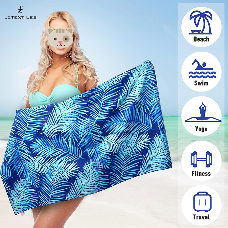 Ocean-themed Design Microfiber Beach Towel-1 (2) Ocean-themed Design Microfiber Beach Towel-1 (2)