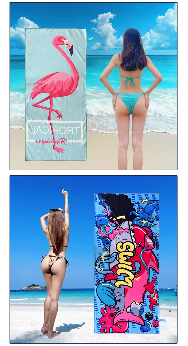 Microfiber Recycled Polyester Antimicrobial Beach Towel Microfiber Recycled Polyester Antimicrobial Beach Towel