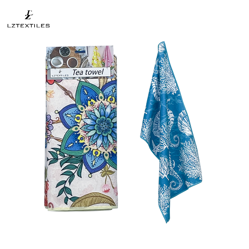 Custom-Designed Microfiber Kitchen Tea Towels