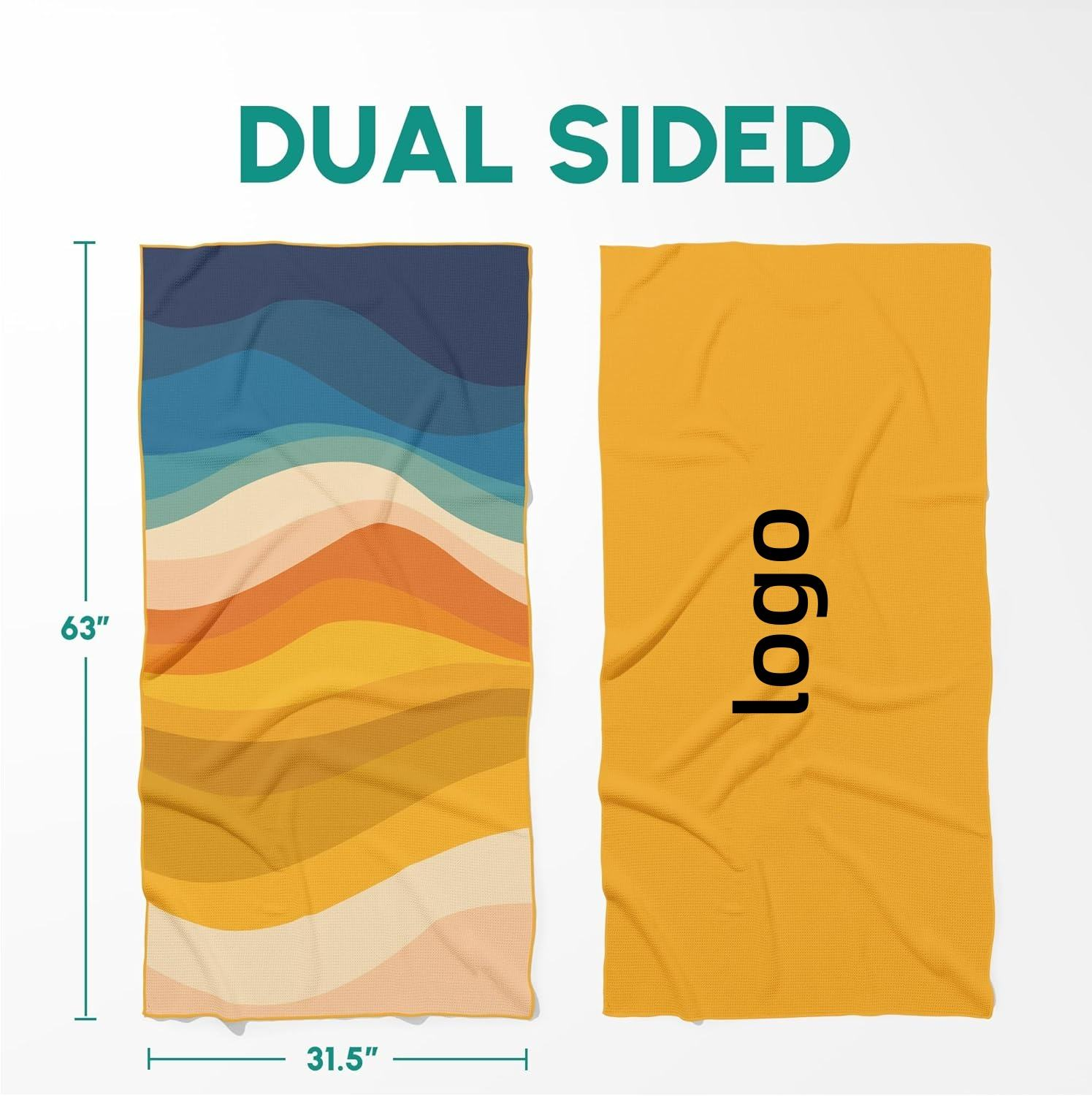 Waffle Extra Large Sand Free Quick Dry Lightweight Beach Towel