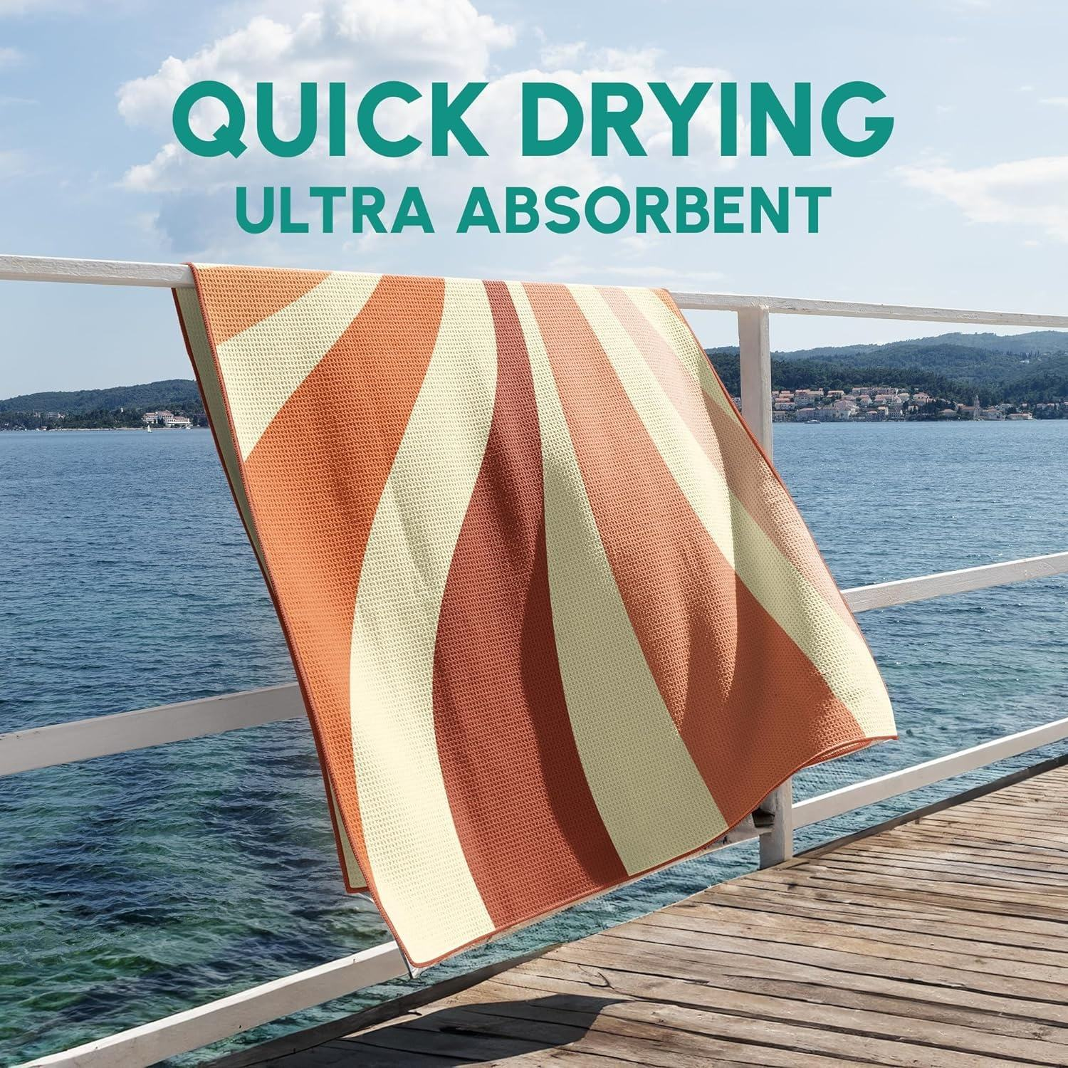 Wholesale Custom Logo Printed Eco-friendly Bath Pool Towel