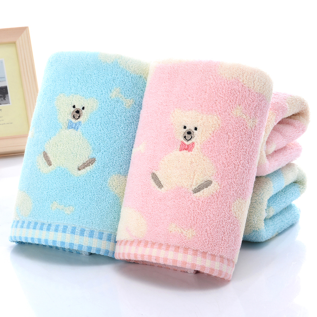 Cartoon Bear High Quality Cotton Bath Towels