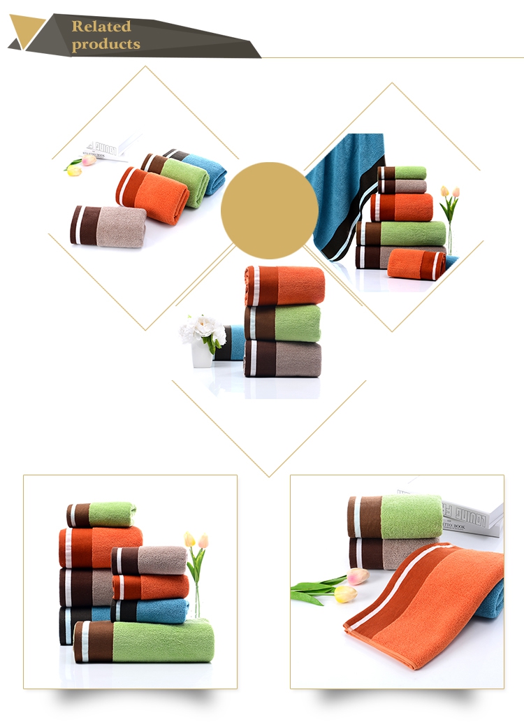 High-Quality Minimalist Striped Towel Set (5)
