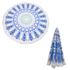Blue Pattern Beach Towel
