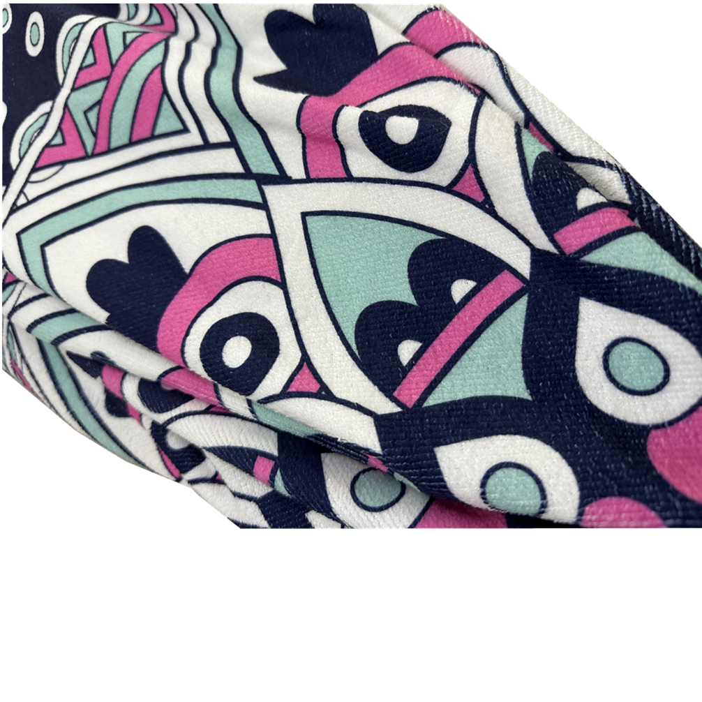 Colorful Irregular Round Beach Towel
