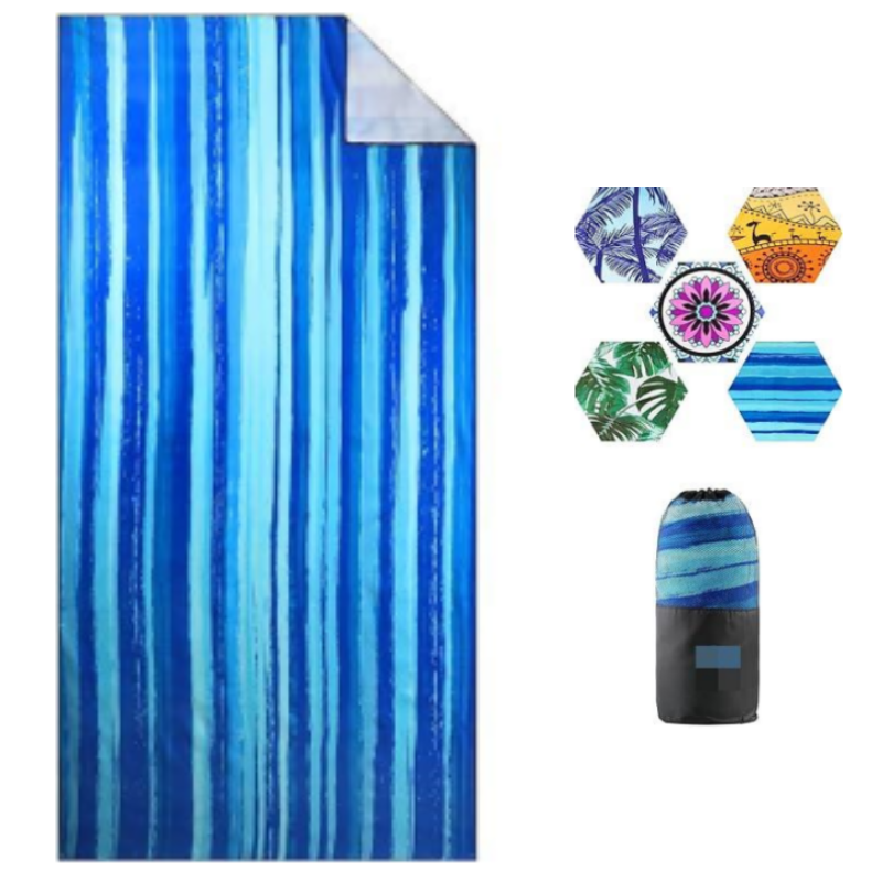 New Products Eco- Friendly Sublimation Print Beach Pool Bath Towel