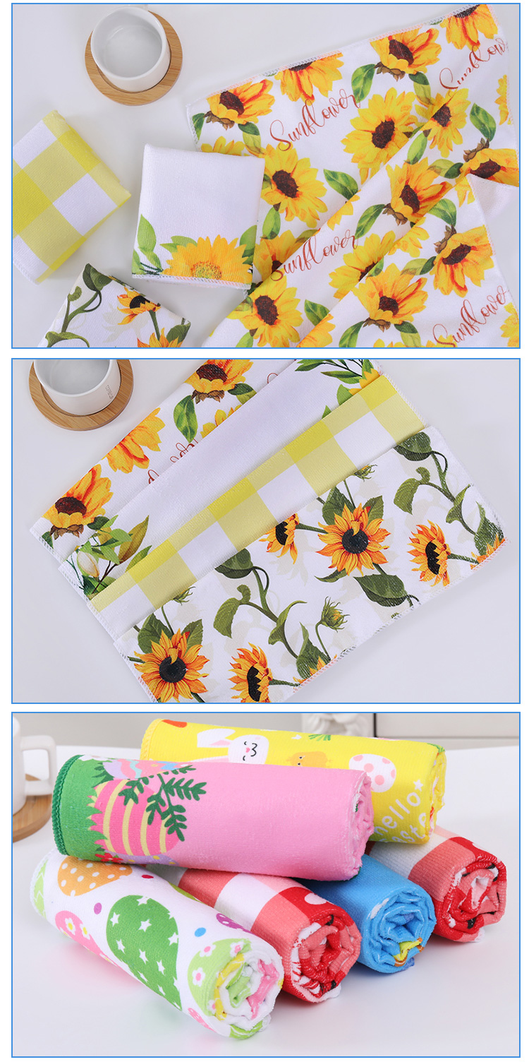 Cartoon Tea Towel (13)