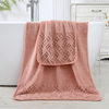Love Jacquard Coral Fleece Towel Set