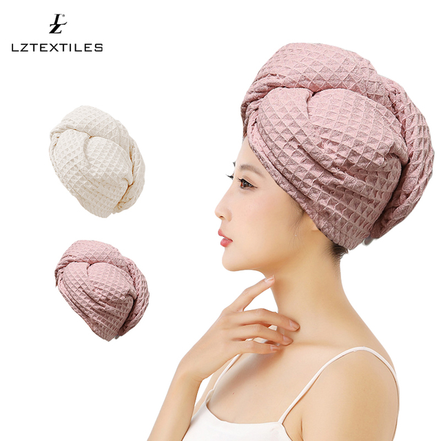 Waffle Thick Hair Towel