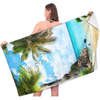 Microfiber Recycled Polyester Antimicrobial Beach Towel