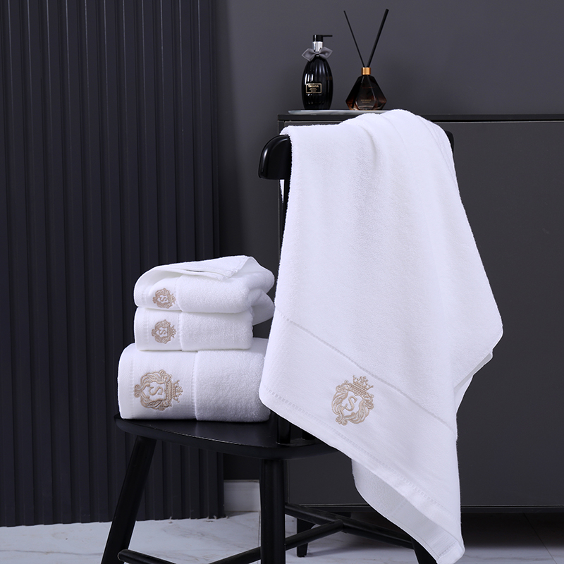 Hotel Luxury Embroidered Towel Set