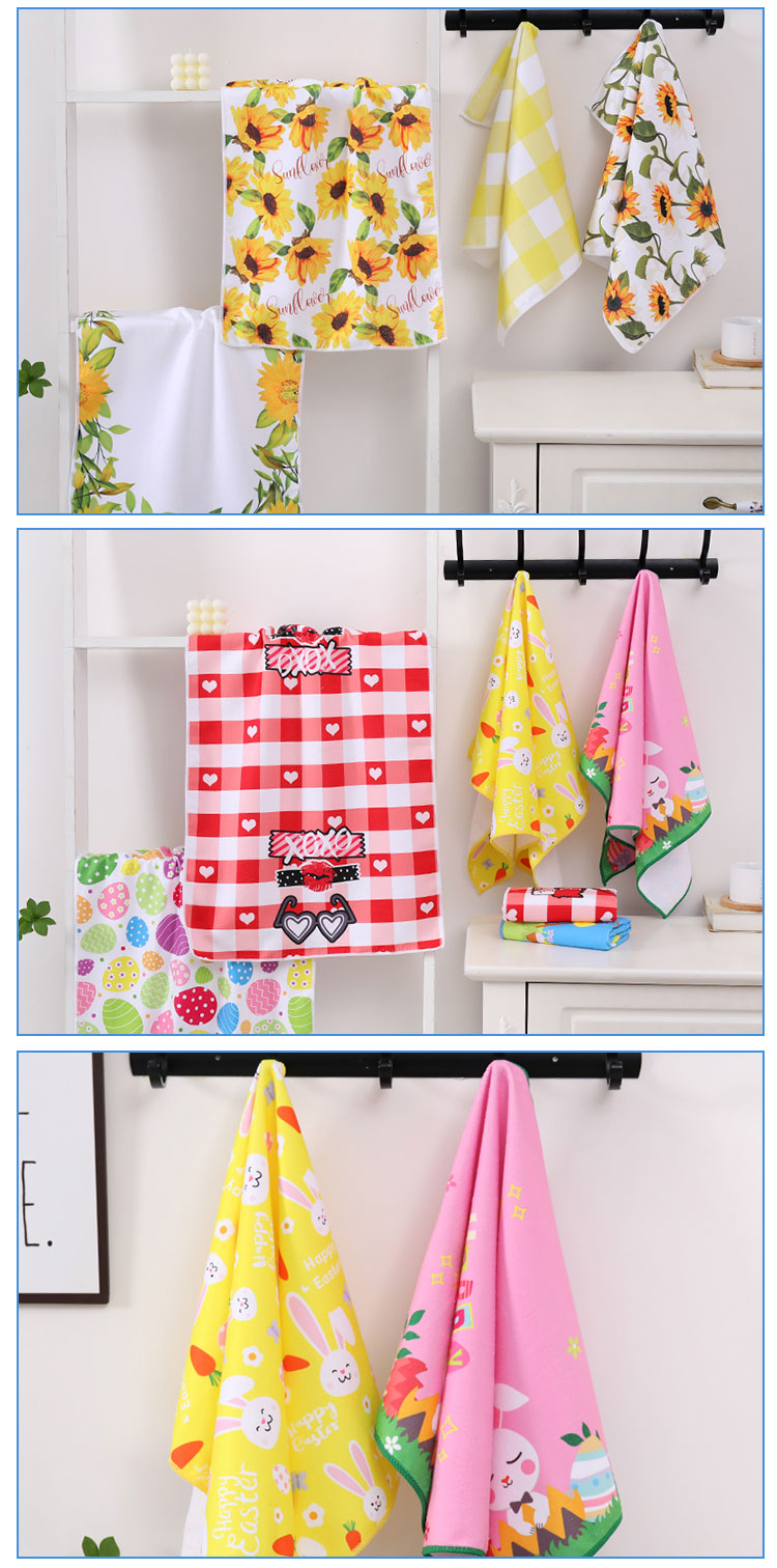 Cartoon Tea Towel (12)