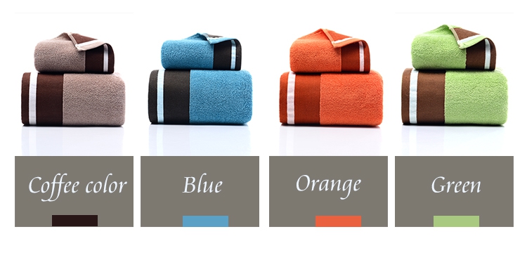 High-Quality Minimalist Striped Towel Set (4)