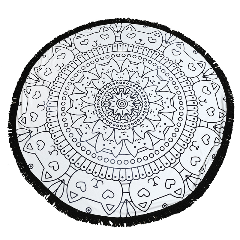Round Beach Towel