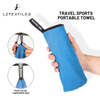 Two-Sided Plush Solid Color Sport Towel