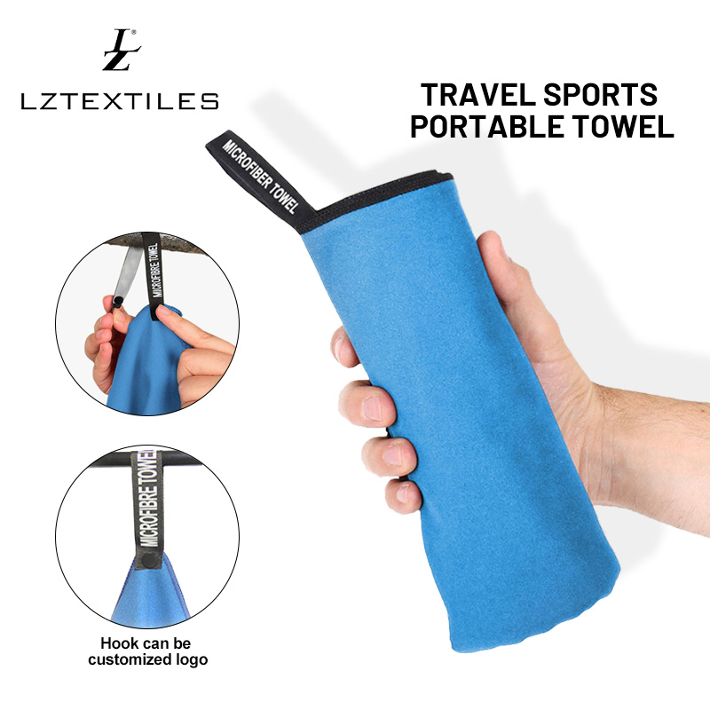 Two-Sided Plush Solid Color Sport Towel