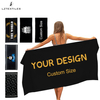 summer sand free beach towel with logo