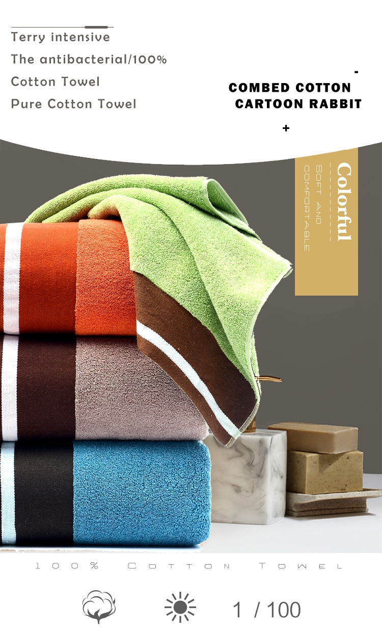 High-Quality Minimalist Striped Towel Set (1)