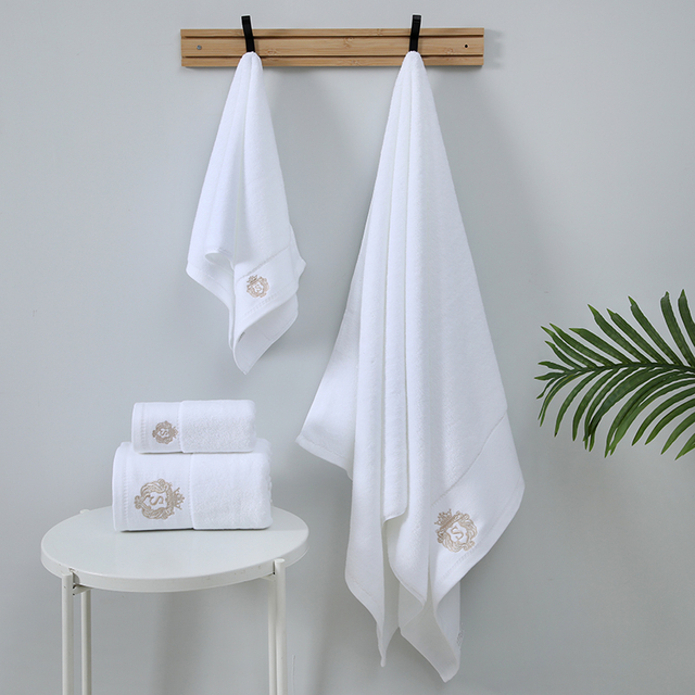 Hotel Luxury Embroidered Towel Set