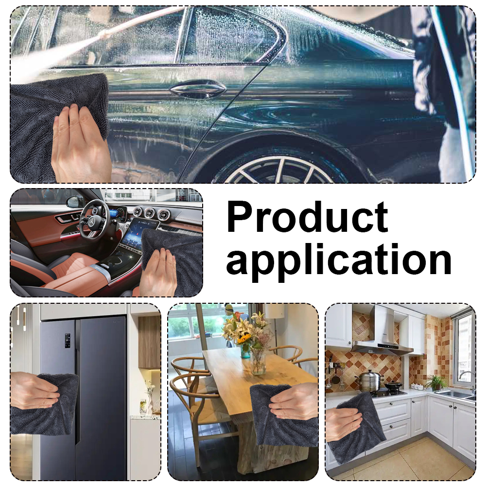 Highly Absorbent Microfiber Car Wash Towel