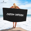 summer sand free beach towel with logo