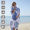Terry Hooded Beach Poncho Robe for Adults