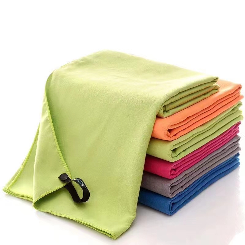 Double-Sided Fleece Solid Color Sports Towel