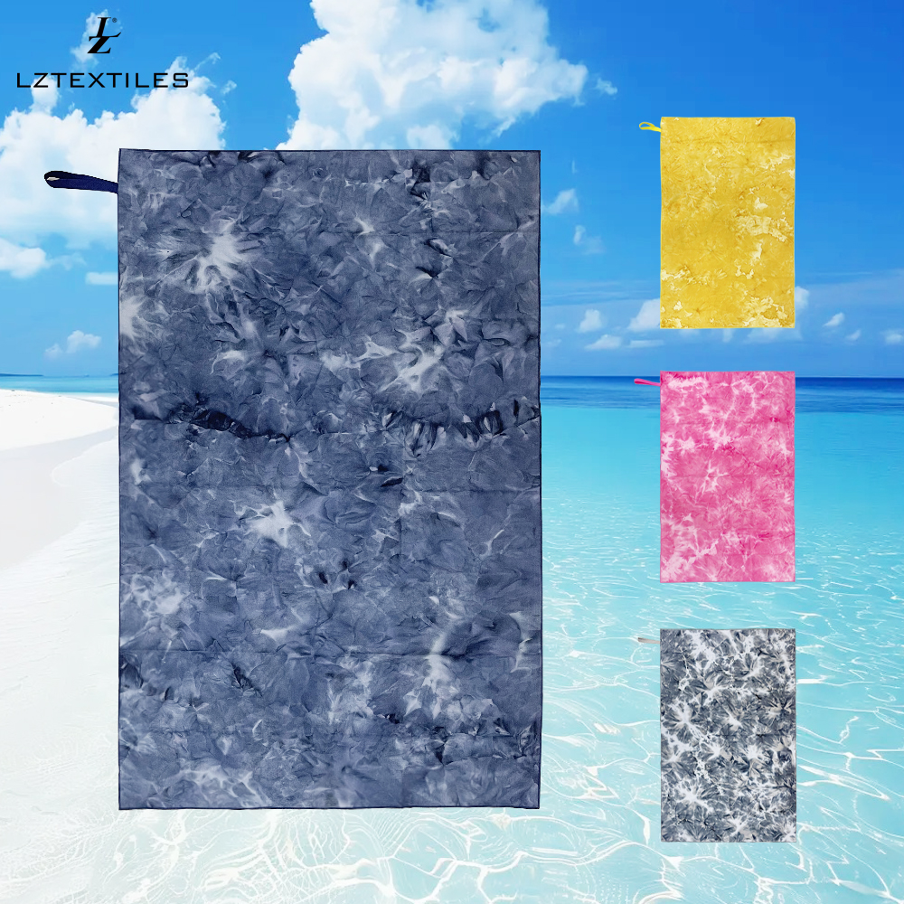 Tie-Dye Colourful Beach Towel Summer Hawaii Style 