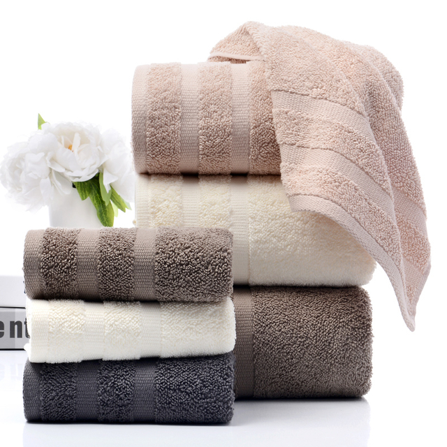 High-Quality Solid Color Towel Set