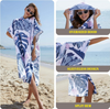 Terry Hooded Beach Poncho Robe for Adults