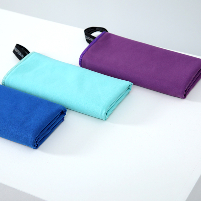 Double-Sided Fleece Solid Color Sports Towel