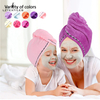 Rose Pink Microfiber Thick Hair Towel