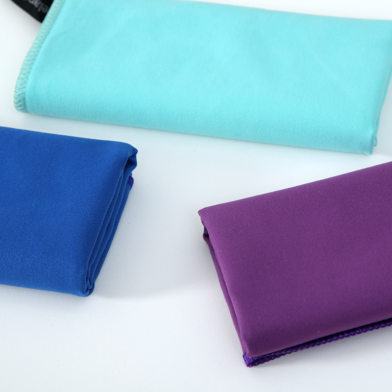 Double-Sided Fleece Solid Color Sports Towel