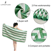 Double Side Print Quick Dry Microfiber Beach Towel Summer Sand Free Beach Towel with logo